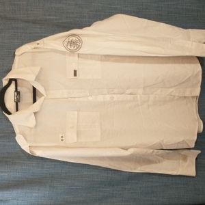 COPY - White Mens XL Mecca USA long sleeve button down shirt